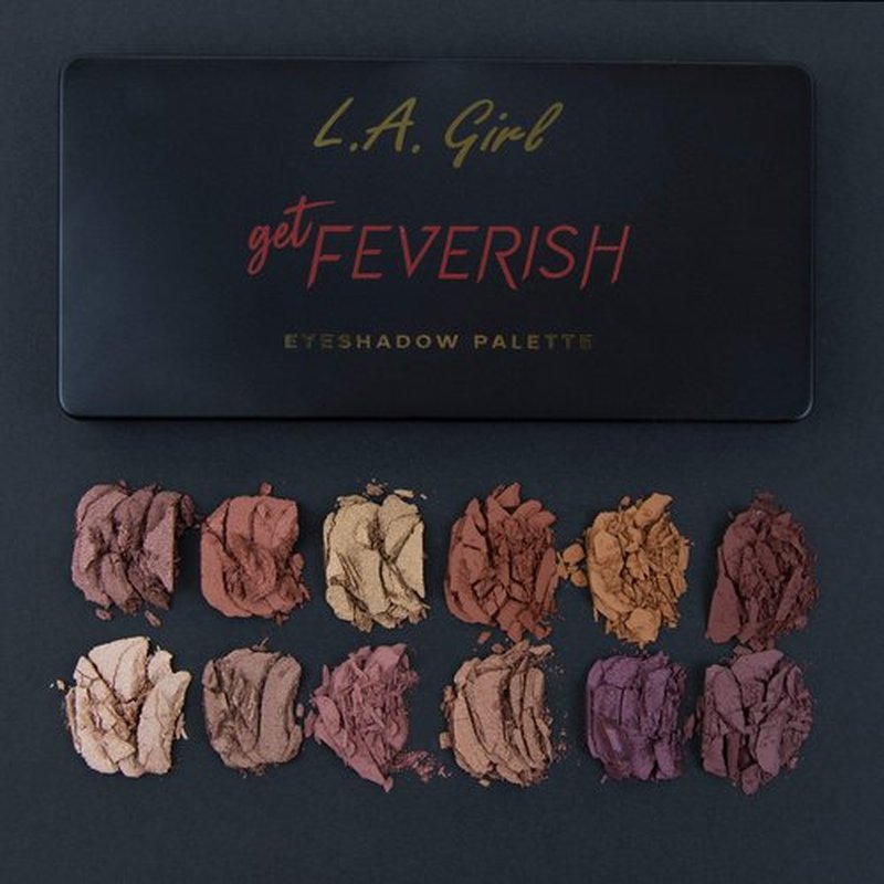 L.A. Girl Fanatic Eyeshadow Palette, Get Feverish GES415 (Pack of 2)