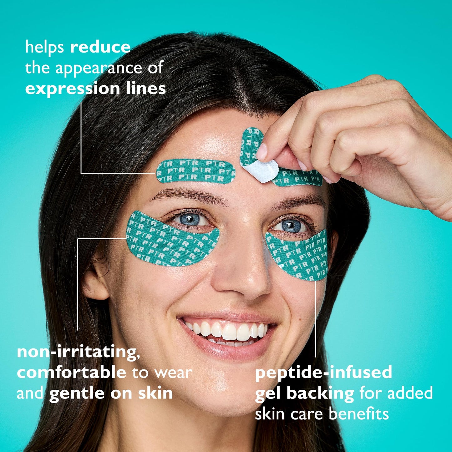 Peter Thomas Roth | Peptide Skinjection™ Peptide-Infused Face & Eye Tape | Face Tape For Wrinkles and Aging Skin | Peptide Face Tape
