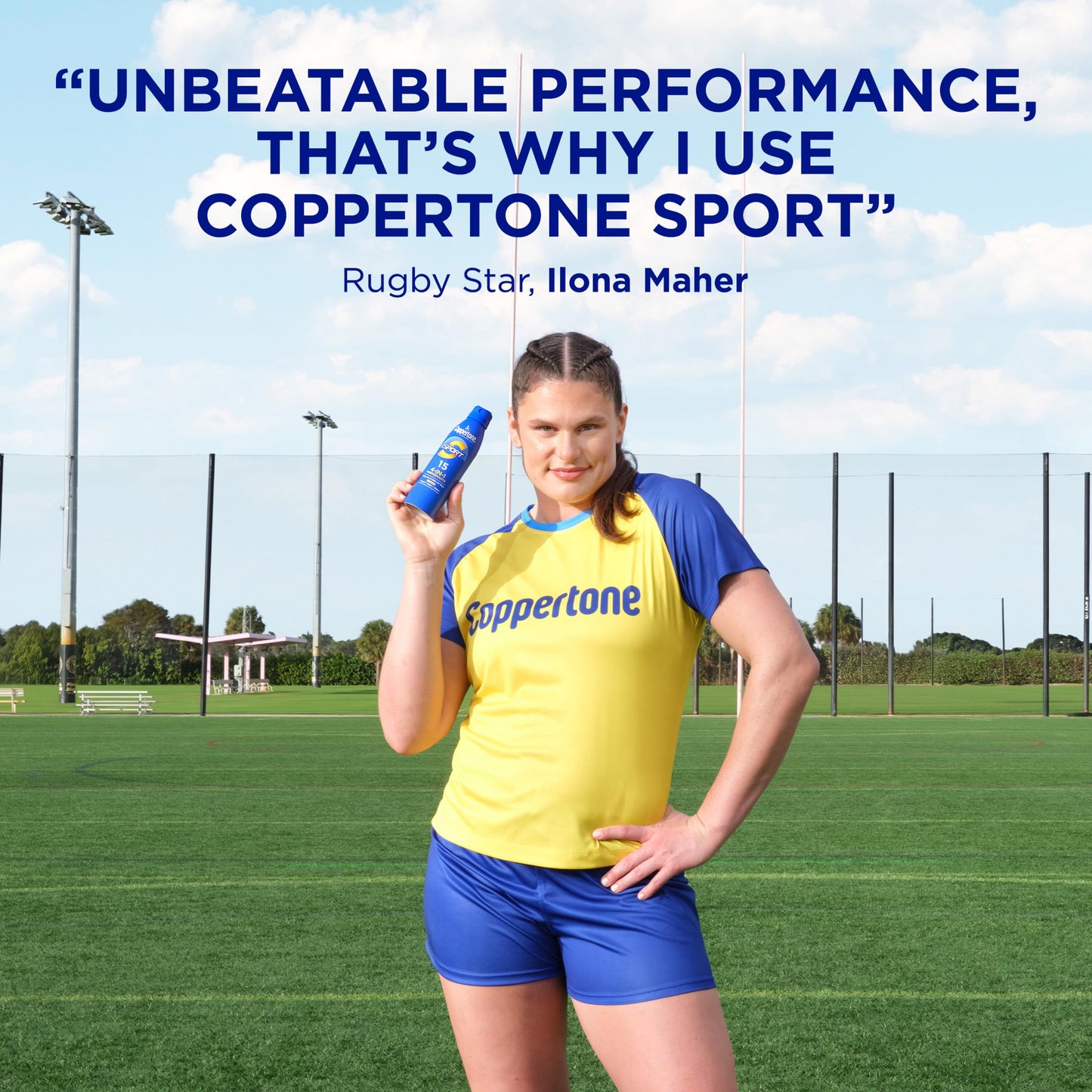 Coppertone Sport Sunscreen Spray, Broad Spectrum SPF 15 Water Resistant Spray Sunscreen, 5.5 Oz, Pack of 3