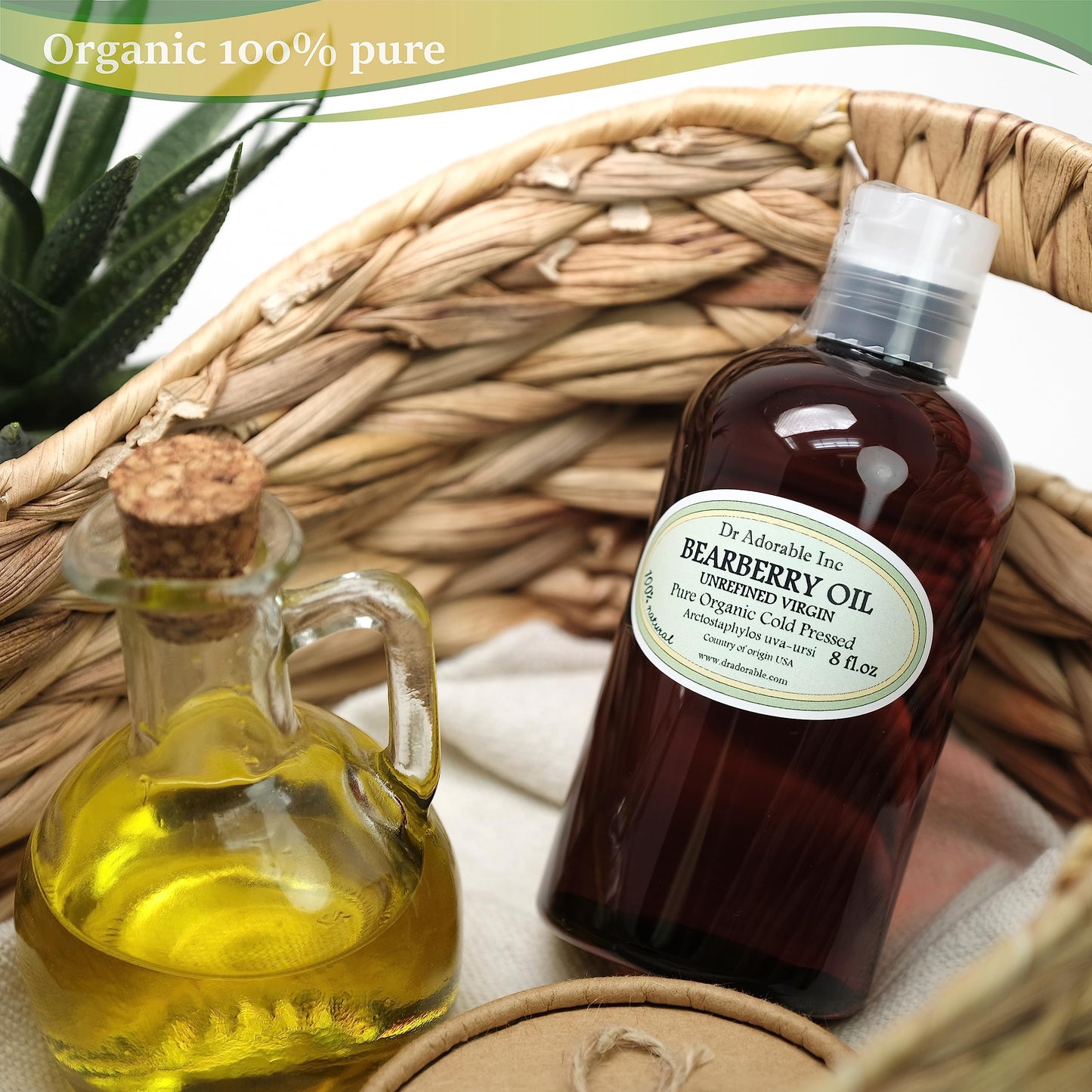Dr Adorable - 8 oz - Bearberry Seed Oil - 100% Pure Natural Organic Cold Pressed Unrefined