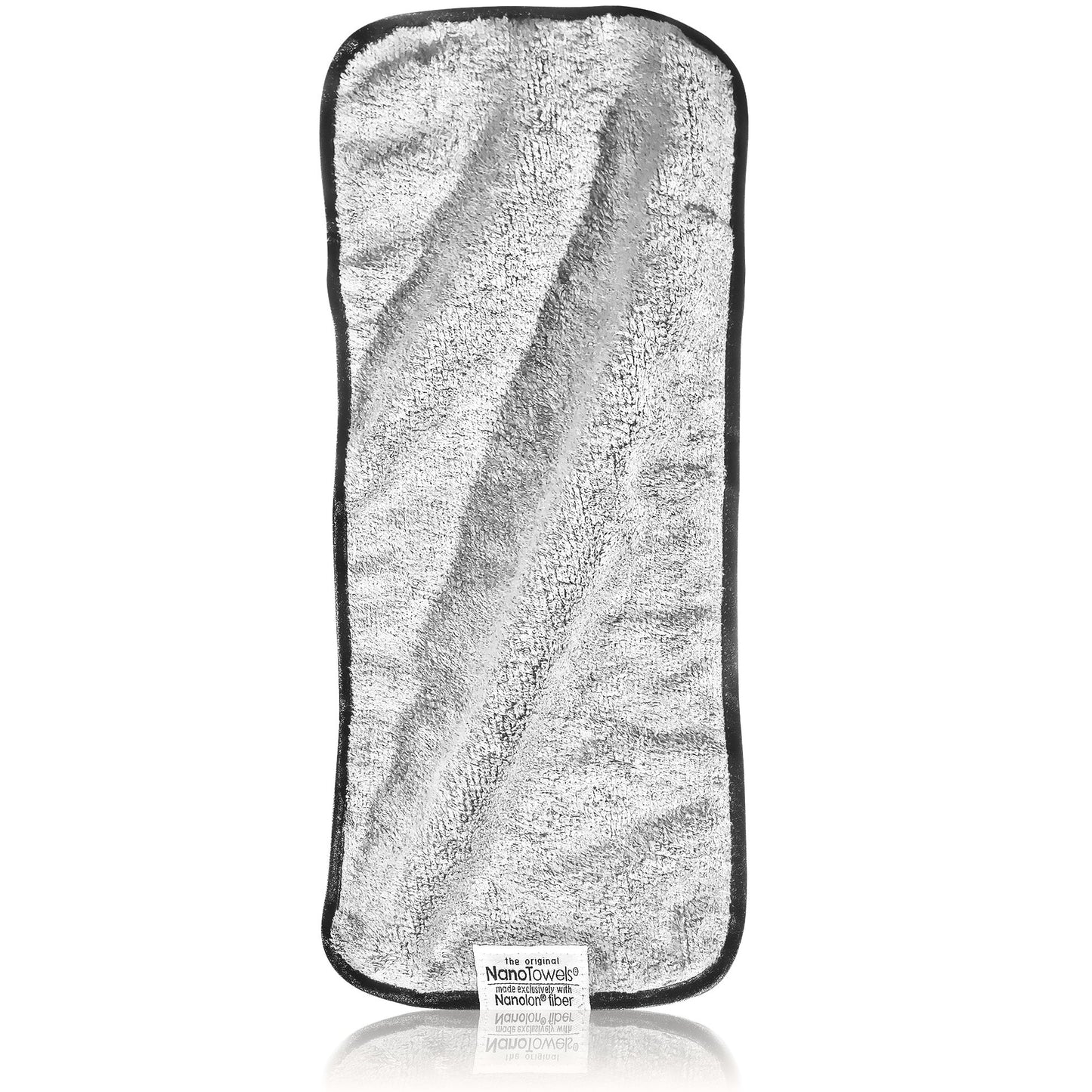 Nano Towel Makeup Remover Face Wash Cloth. Remove Cosmetics FAST and Chemical Free. Wipes Away Facial Dirt and Oil Like An Eraser. Great for Sensitive Skin, Acne, Exfoliating (Grey)