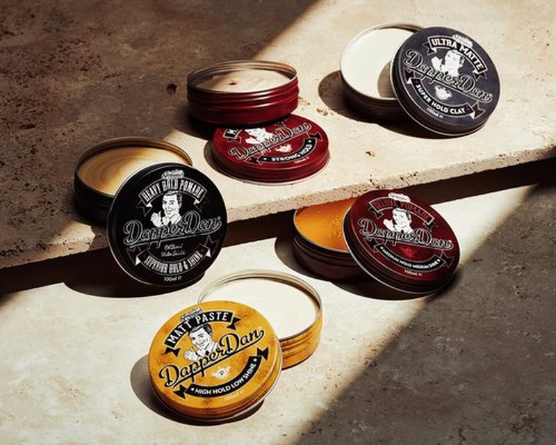 Dapper Dan Matt Clay, Strong Hold Matt Finish, Soft Clay, Easy Application, Mens Hair Styling Product, 2 x 100 ml
