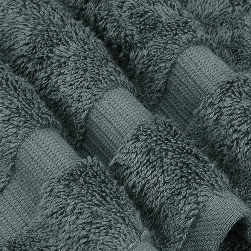 Chakir Turkish Linens | Hotel & Spa Quality 100% Cotton Premium Turkish Towels | Soft & Absorbent (4-Piece Washcloths, Dark Gray)