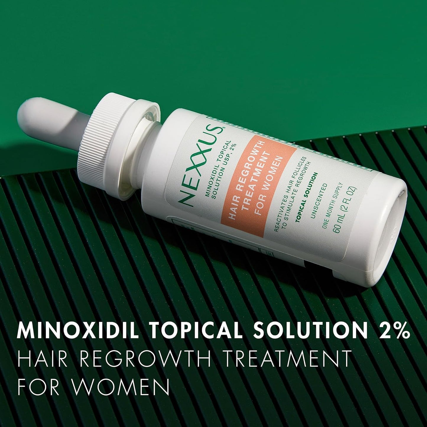 Nexxus Minoxidil Topical Solution 2% Hair Regrowth Treatment 2 oz