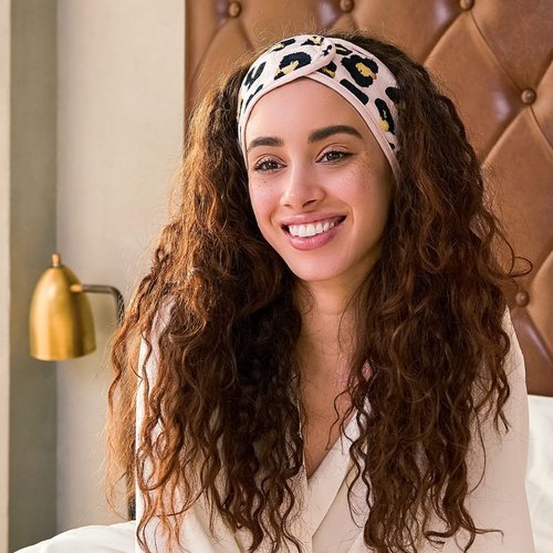 GRACE & COMPANY Spa Headband - Lightweight, Absorbent & Breathable Makeup Headband. Performance Micro-Cotton Headband For Washing Face, Facials, Applying Make-up & Skincare - Lucie