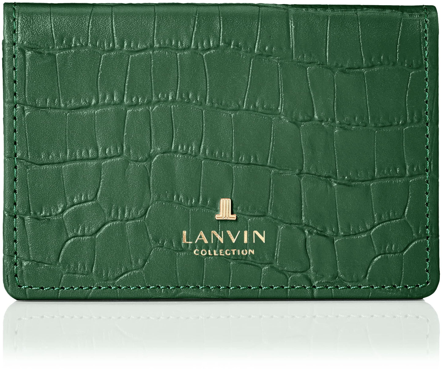 Lanvin Collection 65-6716 La Mail Purse Business Card Holder, Women's, Green