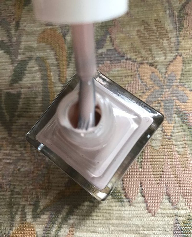ADRIANNE K Shiny Light Pink and Gray Nail Polish, Sophia! Vegan, Quick Dry, Chip Resistant. Durable, .51 Fl oz. Made in USA