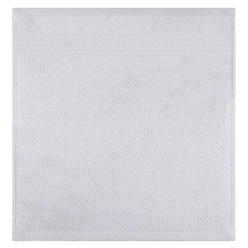 American Veteran Towel, 100% Cotton Turkish Washcloths for Bathroom Essentials 4 Pack, Soft Absorbent Wash Cloths Quick Drying Small Towels Washrags, White