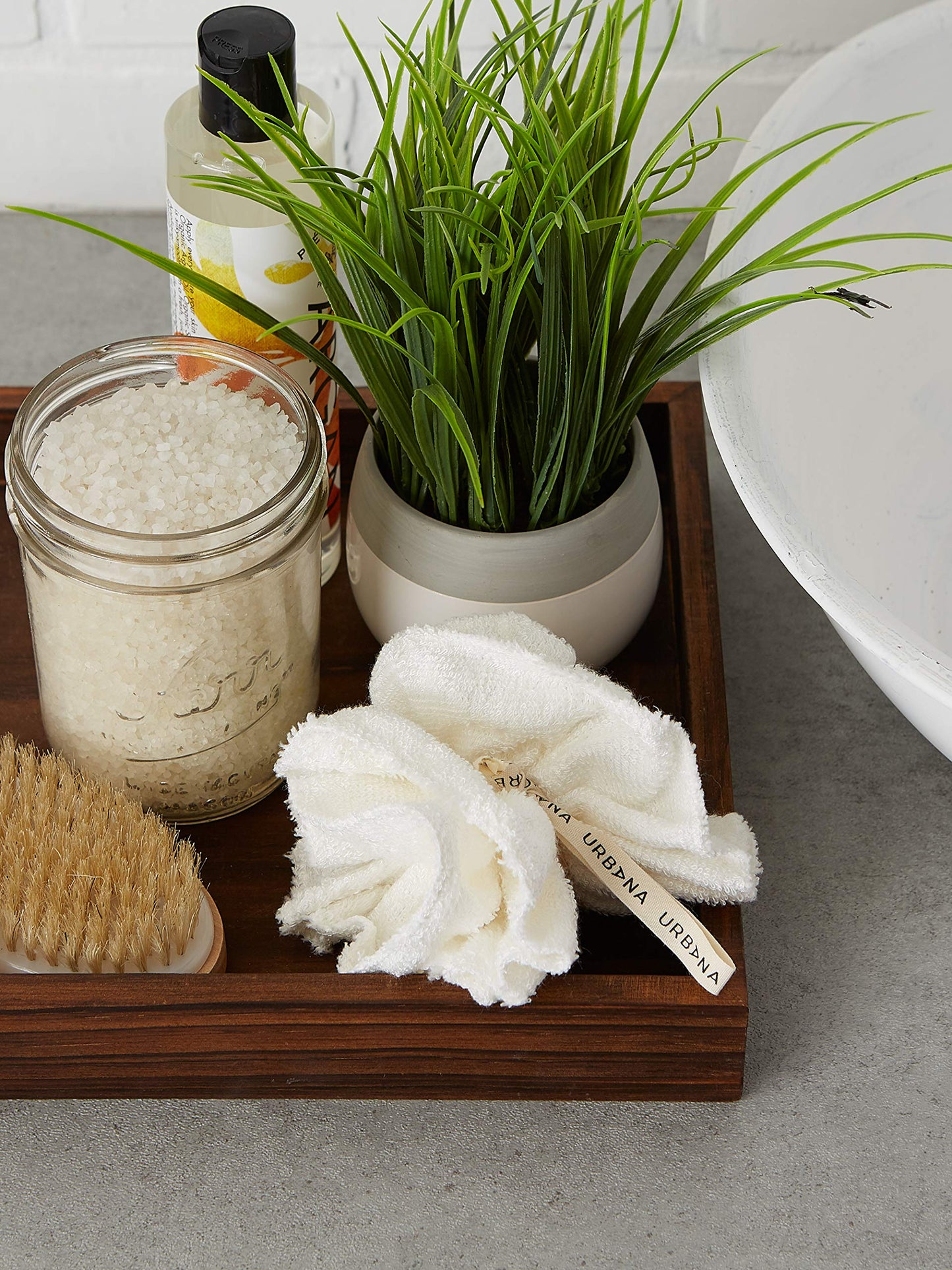 Urbana Spa Prive Home Spa Collection, Bath & Shower Pouf