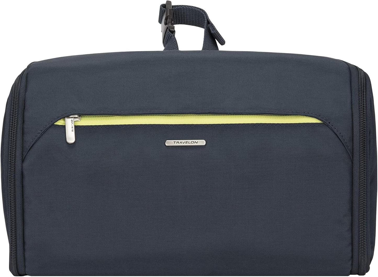 Travelon Flat-Out Toiletry Kit - Compact Travel Organizer for Toiletries and Cosmetics