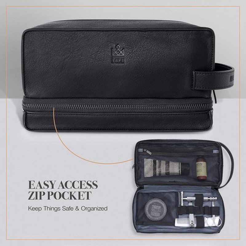 Leather Toiletry Bag for Men, Gift For Men, Mens Travel Bag Toiletry, Leather Shaving Bag, Leather Dopp Kit for Men, Mens Leather Toiletry Bag, Mens Travel Toiletry Bag, Hygiene & Grooming Kit