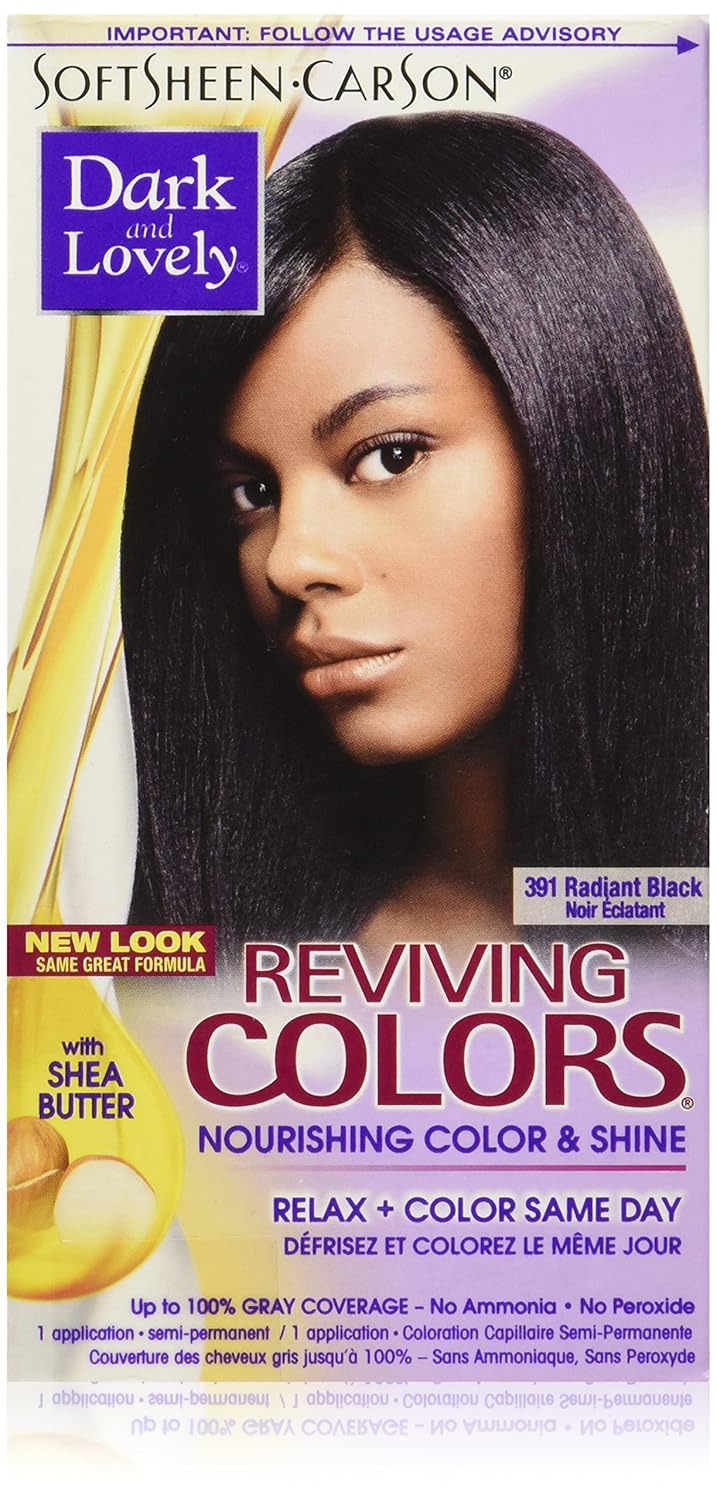 Dark and Lovely Reviving Colors Nourishing Hair Color, Spiced Auburn 393 - SoftSheen-Carson