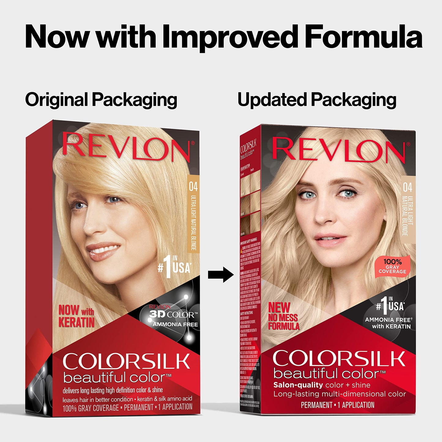 Revlon Colorsilk Beautiful Color Permanent Hair Color, Long-Lasting High-Definition Color, Shine & Silky Softness with 100% Gray Coverage, Ammonia Free, 85B Strawberry Blonde, 1 Pack