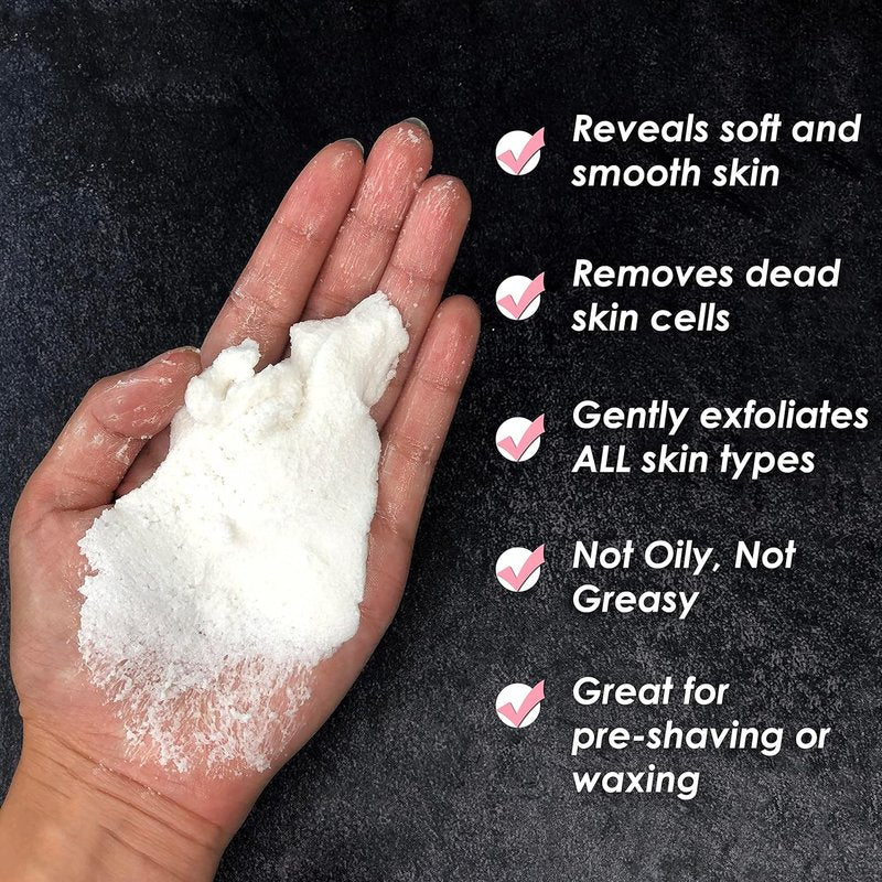 Exfoliating Sugar Scrub - Primal Elements Cupcake Whip Moisturizer | 10 oz Face & Body Cleanser