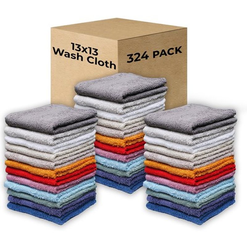 Living Fashions Washcloths - 324 Pack