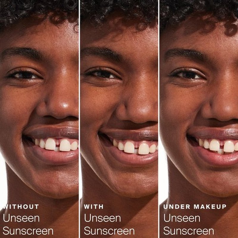 Supergoop! Unseen Sunscreen - SPF 40 - Invisible, Broad Spectrum Face Sunscreen + Makeup-Gripping Primer - Weightless, Scentless, Oil Free - For All Skin Types & Skin Tones - 0.5 fl oz