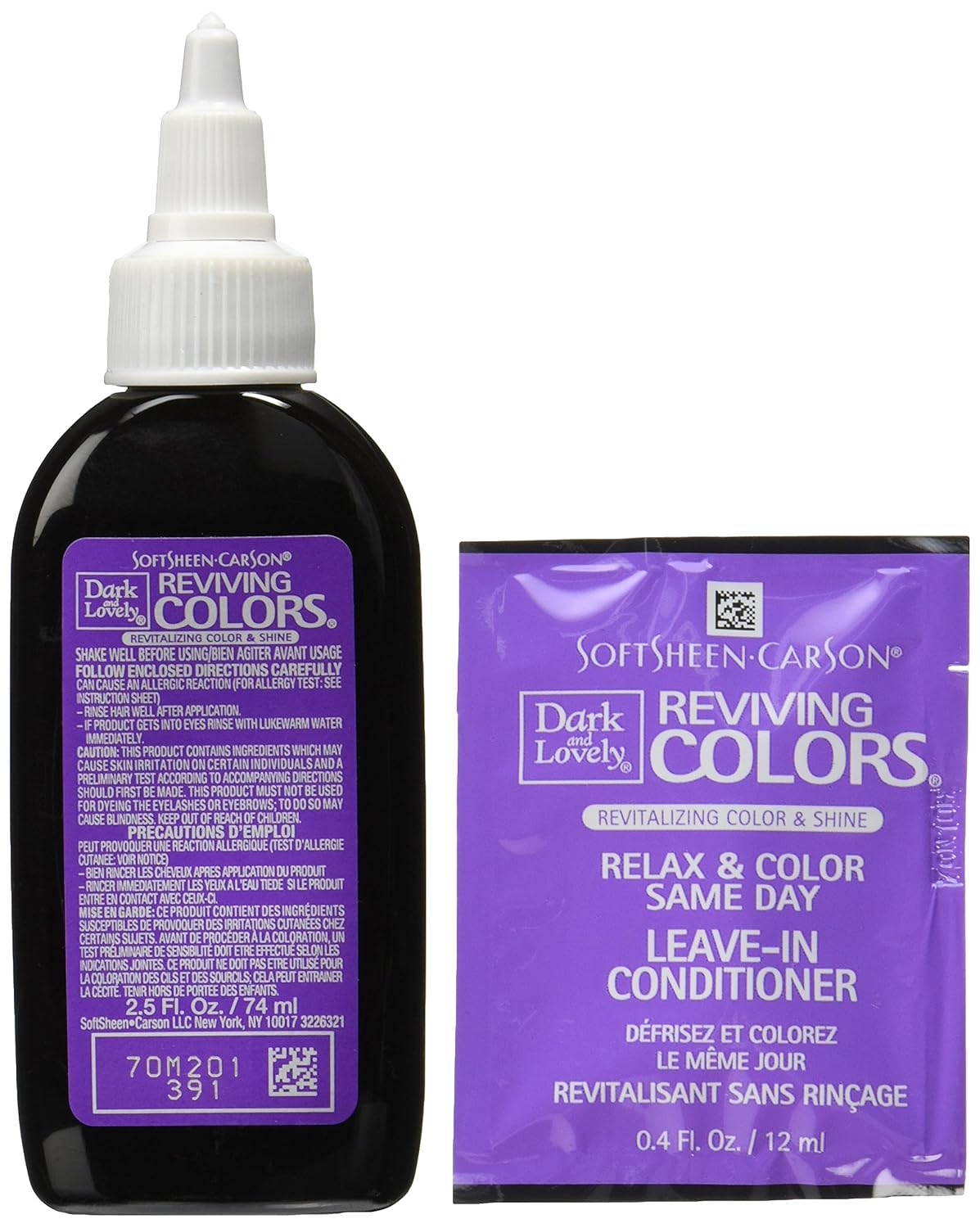Dark and Lovely Reviving Colors Nourishing Hair Color, Spiced Auburn 393 - SoftSheen-Carson