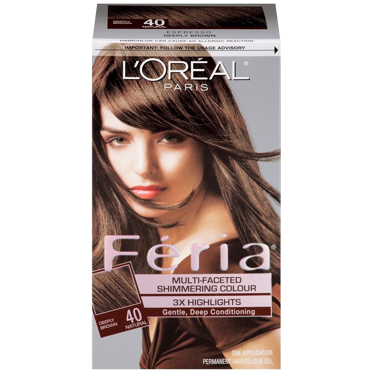 Feria Multi-Faceted Shimmering Permanent Hair Color Kit - C100 Star Lights Extreme