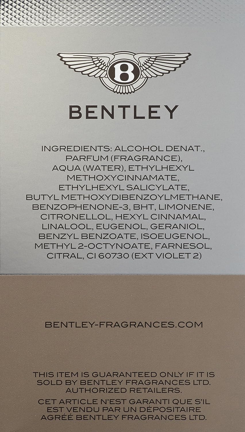 Bentley Infinite Intense Eau de Parfum for Men - 3.4 oz Luxury Fragrance