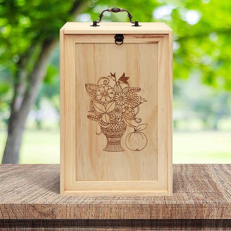 TORIBIO Essential Oil Box, Wooden Essential Oils Storage Holder Organizer for 96 Bottles, Holds 5 to 30 ml for Young Living & Doterra Bottles