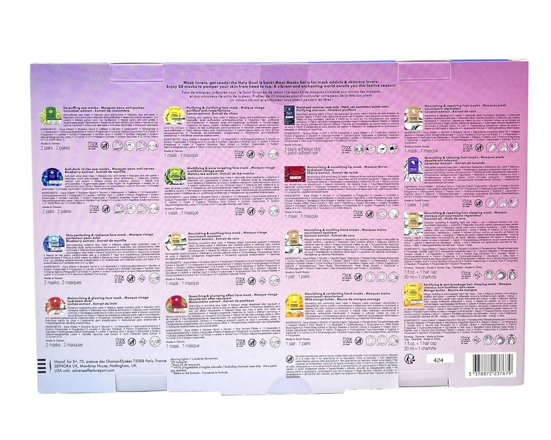 SEPHORA Favorites Holy Sheet Mask Set - 20 Essential Face & Body Masks for Radiant Skin