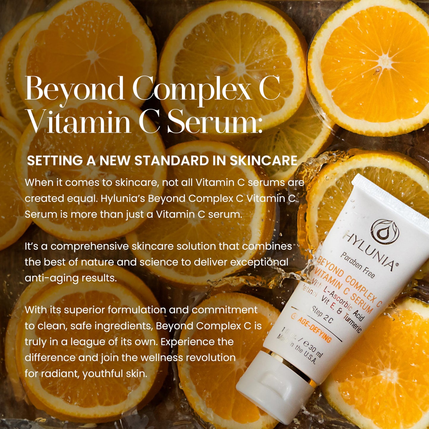 Hylunia Beyond Complex C Vitamin C Serum, 1.0 fl oz
