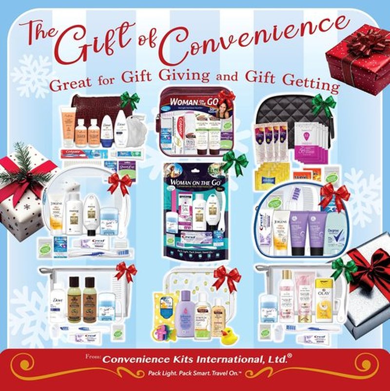 Convenience Kits International Women’s Super Premium 31 PC Travel Kit Featuring: Ensemble of Travel-Size Hair Care Products Plus Face, Body, Oral Care, Travel Essentials in Large Purple Toiletry Bag