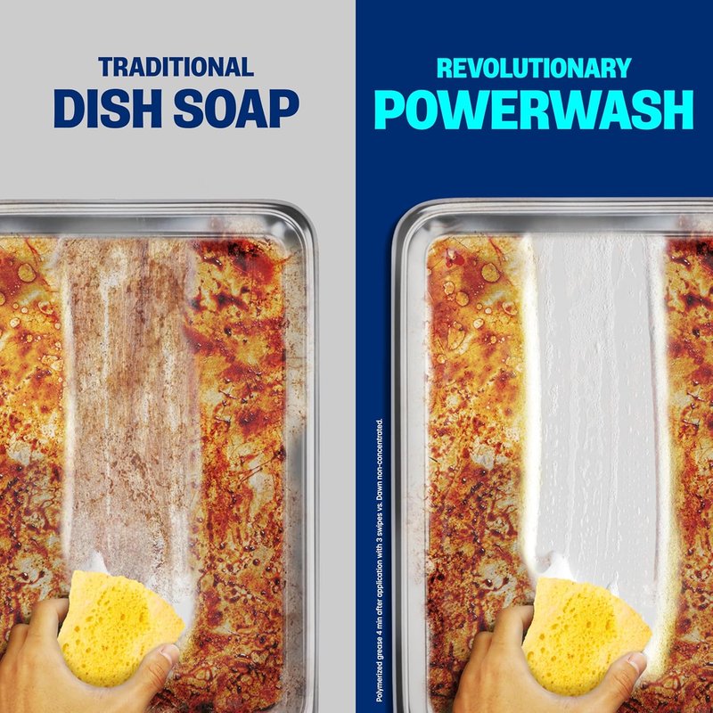 Dawn Powerwash Spray - Dish Soap Starter Kit with 3 Refills | Fresh Scent, 4x16 Fl Oz