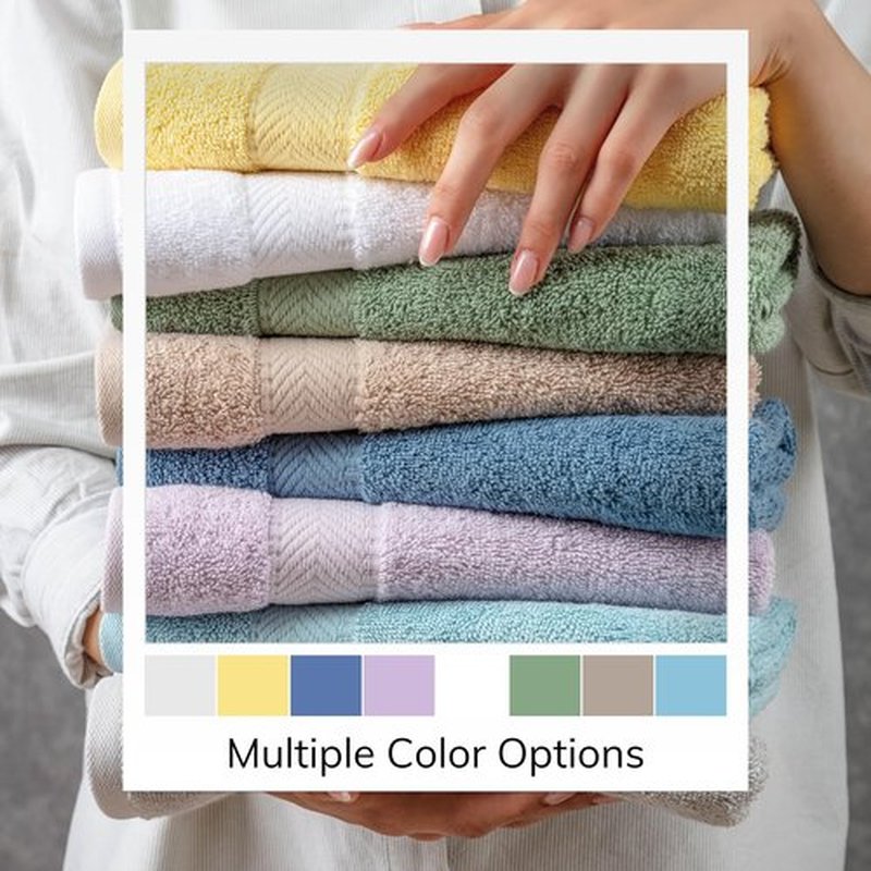 TEXTILOM Turkish Hand Towels for Bathroom – Hotel and Spa Quality & Soft & Absorbent & Quick Dry Bathroom Hand Towels – 100% Cotton Turkish Hand Towel Set of 4 (16 x 28 inches) - White