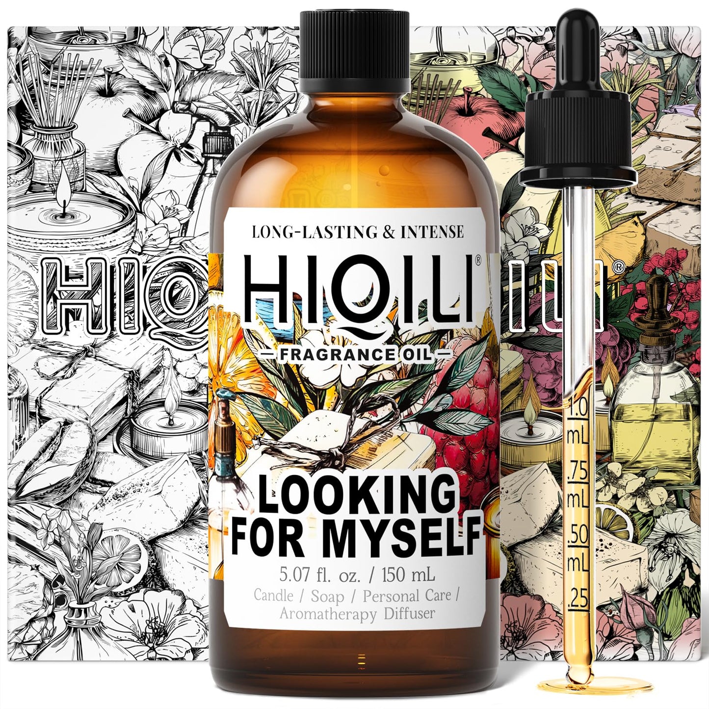 HIQILI Looking for Myself Fragrance Oil for Diffusers, DIY Candle, Soap