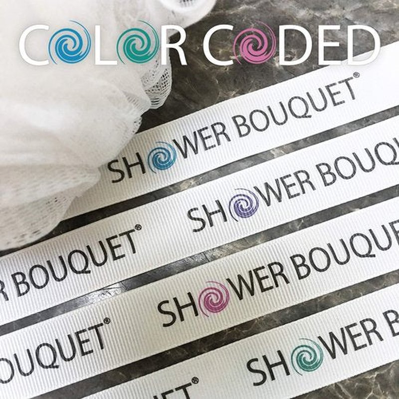SHOWER BOUQUET Loofah Soft-White-Cloud Bath-Sponge XL-75g-Set 4 Pack, Extra Large Mesh Pouf for Men and Women - Exfoliate with Big Gentle Cleanse Scrubber in Beauty Bathing Accessories