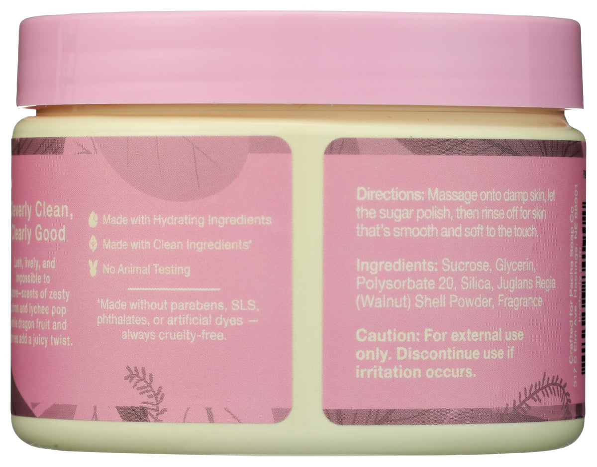 Foxly Dragon Fruit Body Scrub, 12 OZ