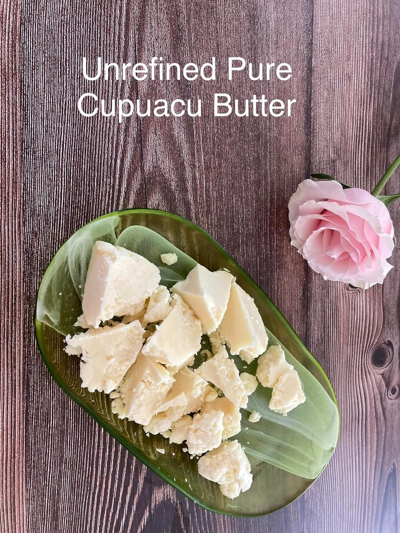 Cupuacu Butter - Pure & Natural 8oz Vegan Body Butter for Whipped Lotions, Salves & Soaps