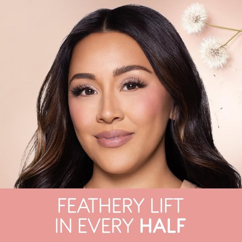 Ardell Half Naked Lashes - 434, Delicately Handcrafted Half Lashes, 5-pairs, 1-pack