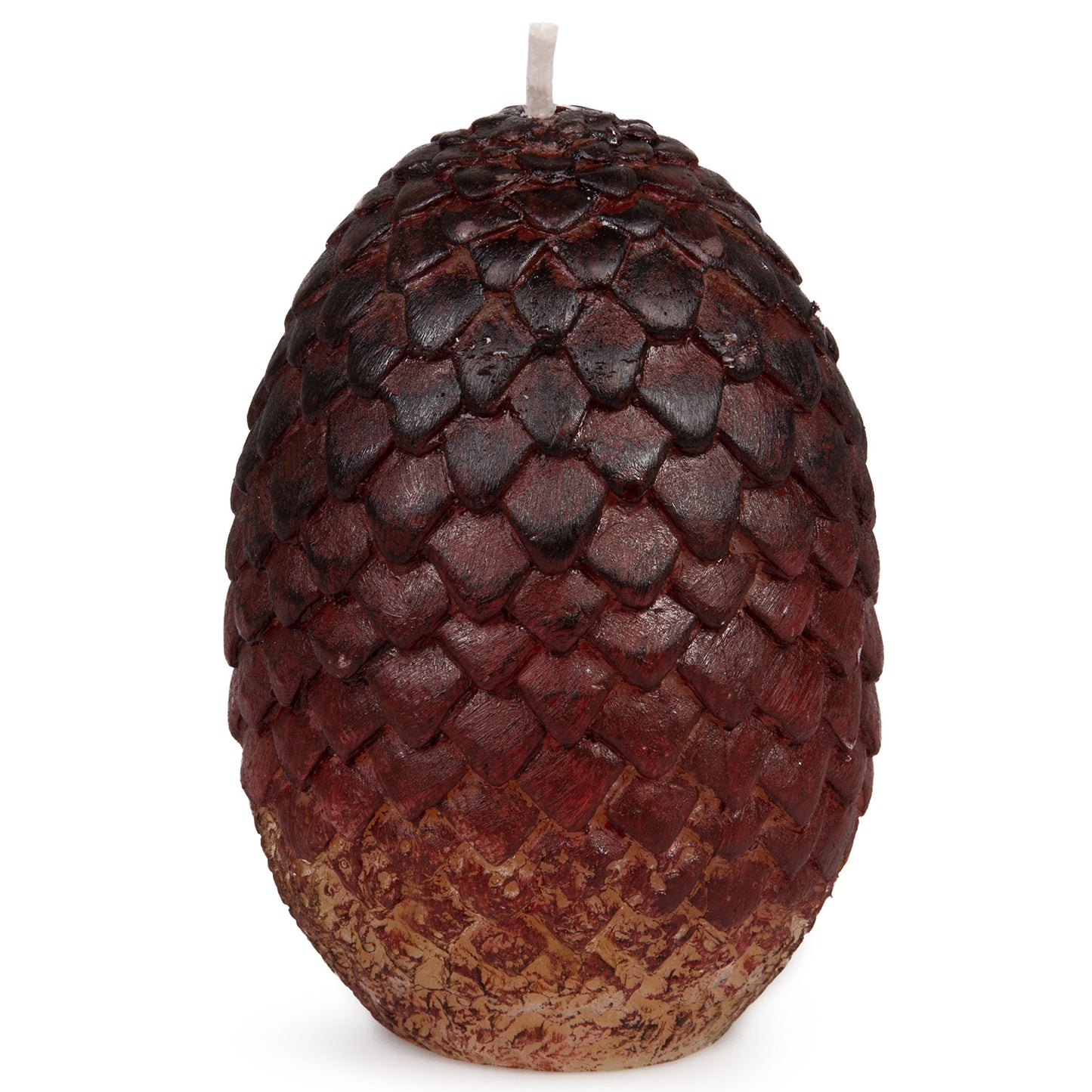 Game of Thrones Dragon Egg Replica Candles, Set of 3 - Officially Licensed Merchandise - Gift for GoT, House of The Dragon, Iron Flame, Romantasy Book Fans, Men, Women - Unscented, 2.5" Each
