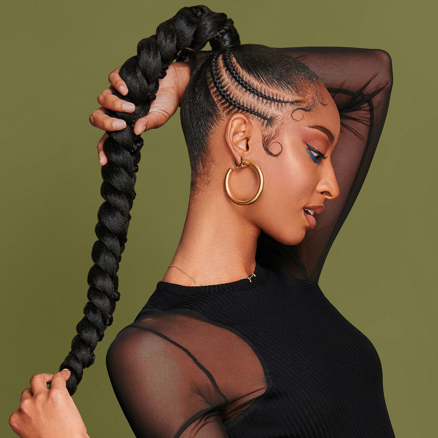 African Pride Olive Miracle Leave-In Conditioner (3 Pack) enriched with olive oil and tea tree to seal in moisture and prevent breakage. 12oz.