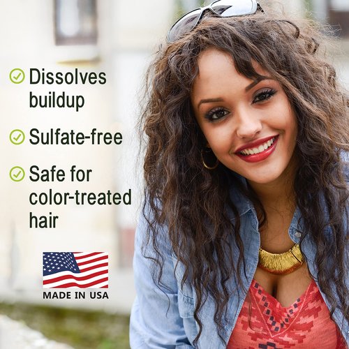 NOTHING BUT Clarifying Shampoo Sulfate-Free Detox for Natural Hair - Hair Shampoo - Removes Buildup - 12oz - Pack of 4