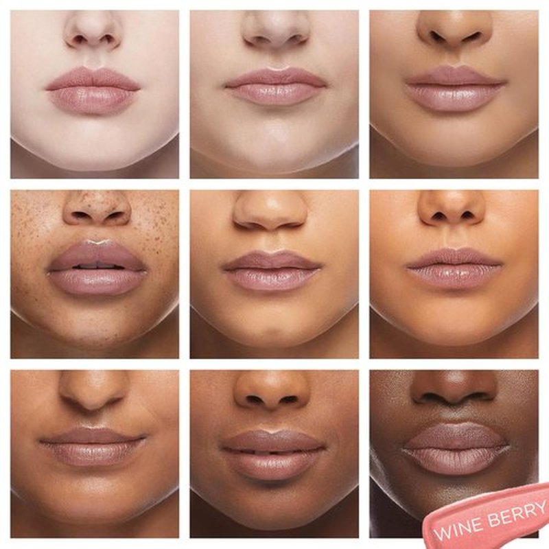 Pure Cosmetics Pure Illumination Lip Gloss - LED-lit Applicator w/Side Mirror - Non-Sticky, Moisturizing & Hydrating Lip Glosses - Soothes & Protects Dry Chapped Lips (Wine Berry)