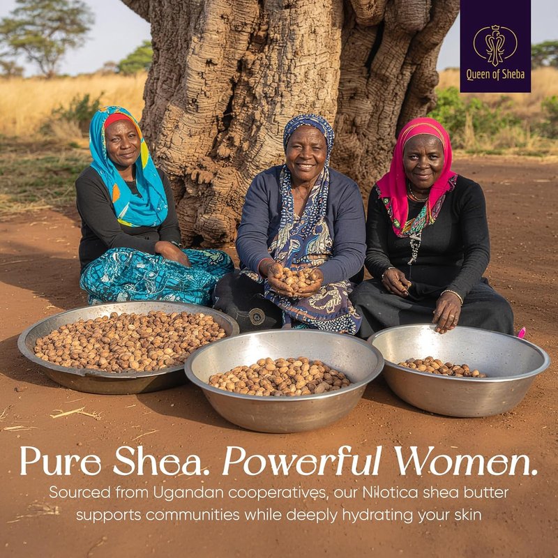 African Shea Butter - Raw Organic Moisturizer for Skin | 8 Ounce, USDA Certified, All-Natural for Face, Hair, Body Care