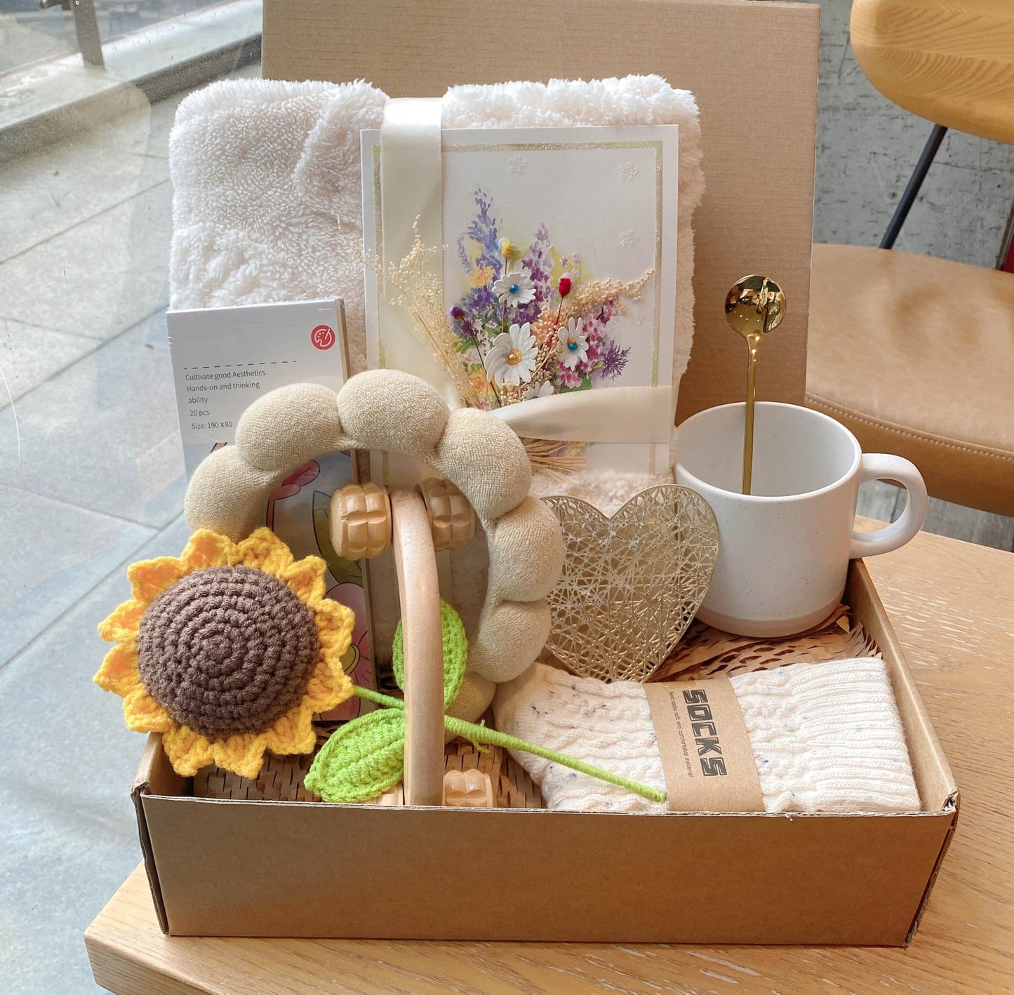 Sending Hugs Gift Box, Care Package for Women, Get Well Gifts for Women After Surgery, Sympathy Gift Baskets With Blanket