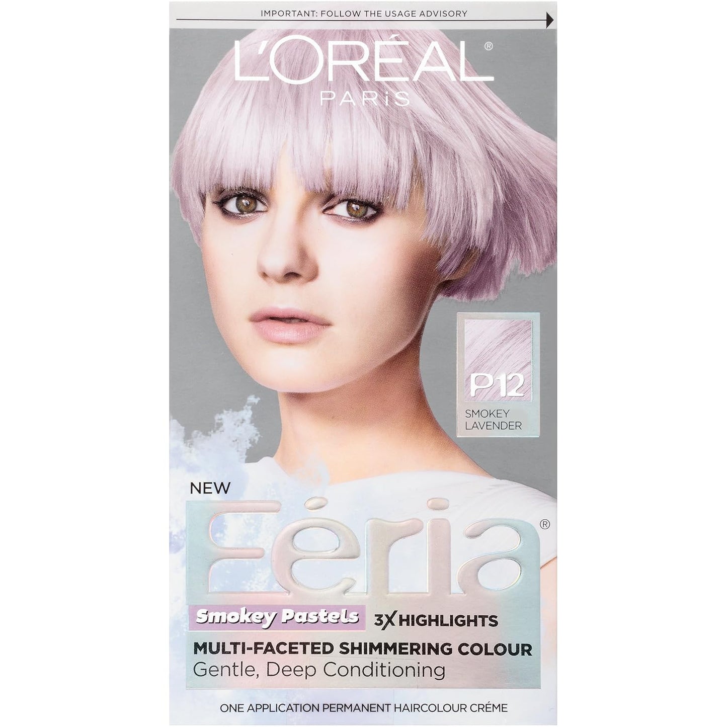 Feria Multi-Faceted Shimmering Permanent Hair Color Kit - C100 Star Lights Extreme