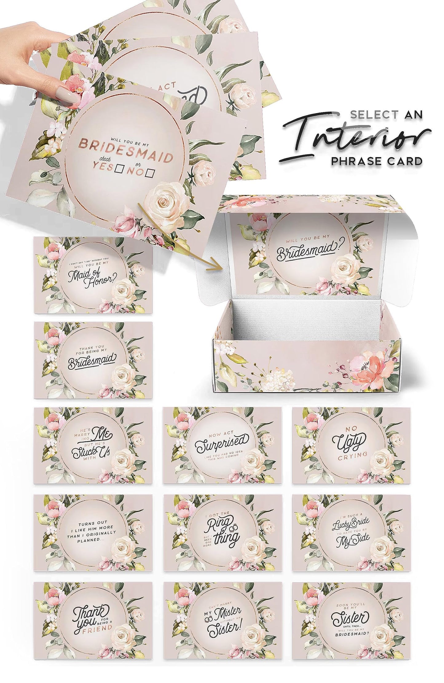 Sincerely, Me Personalized Bridesmaid Proposal Gift with Sage Luxe Bath Spa Set for Green Bridesmaid Gifts (PB1)