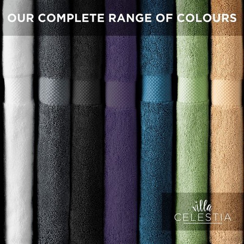 Villa Celestia Luxury Bath Towels, 700 GSM Premium Beige Bath Towels, Quick Dry Beige Towels Bathroom, Soft Bath Towels Body Towels Beige Towel Set for Bathroom 27x54 Inches, Beige Towels Set of 3