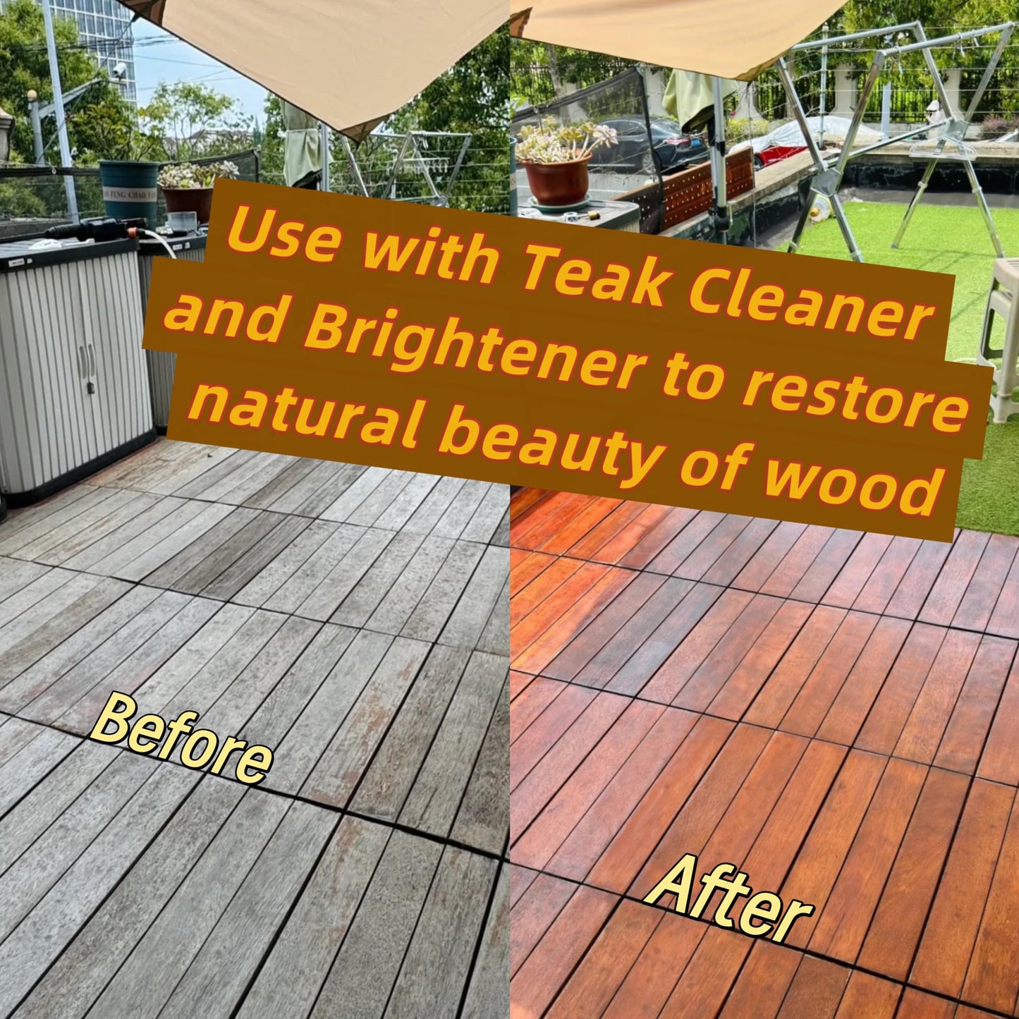Marine Grade Brass Teak Scrubber not Cheap Stainless Steel Scrub Scouring Pad | Gentle Non-Scratch Deck | Rustproof | Premium Yacht Wood Restorer - Refinish Wood Furniture & Boat Teak