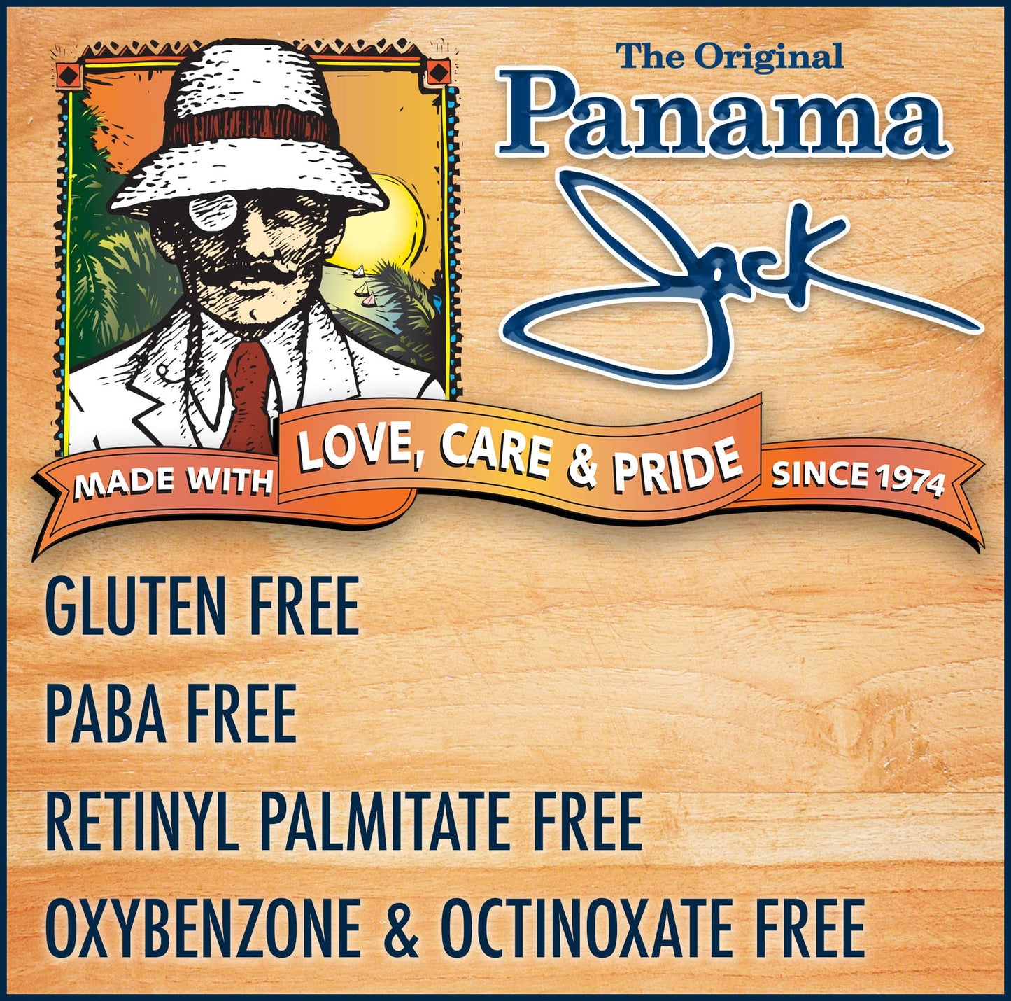 Panama Jack Aloe Moisturizer Lotion - After Sun Daily Skincare, Contains Aloe, Cocoa Butter, Olive & Hemp Seed Oils with Vitamin E, 8 FL OZ (Pack of 6)