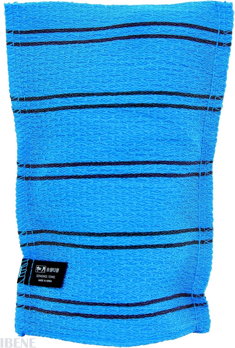 Songwol Exfoliating Bath Scrub Gloves - Korean Beauty Skin Care | 9" Hard Texture (4 Pcs)
