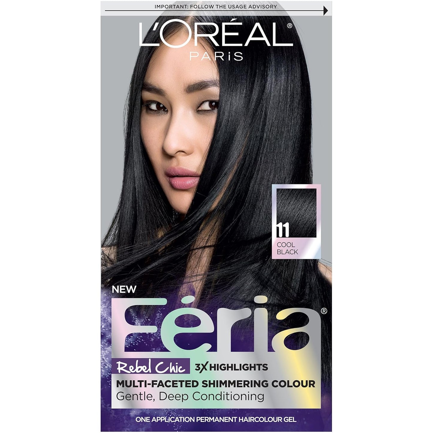 Feria Multi-Faceted Shimmering Permanent Hair Color Kit - C100 Star Lights Extreme