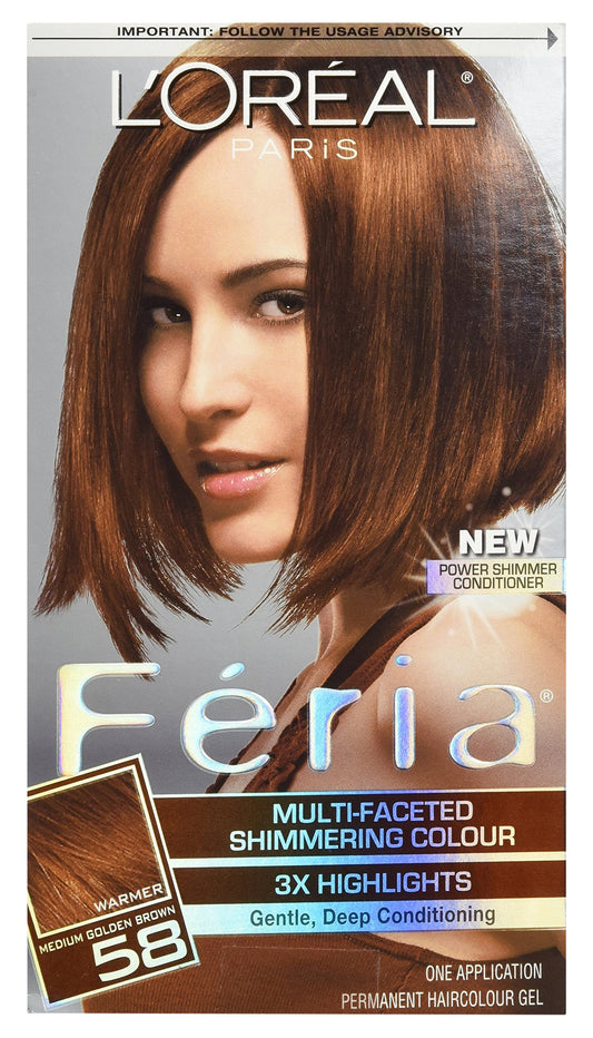 L'Oreal Feria Haircolor, Bronze Shimmer 58 1 ea