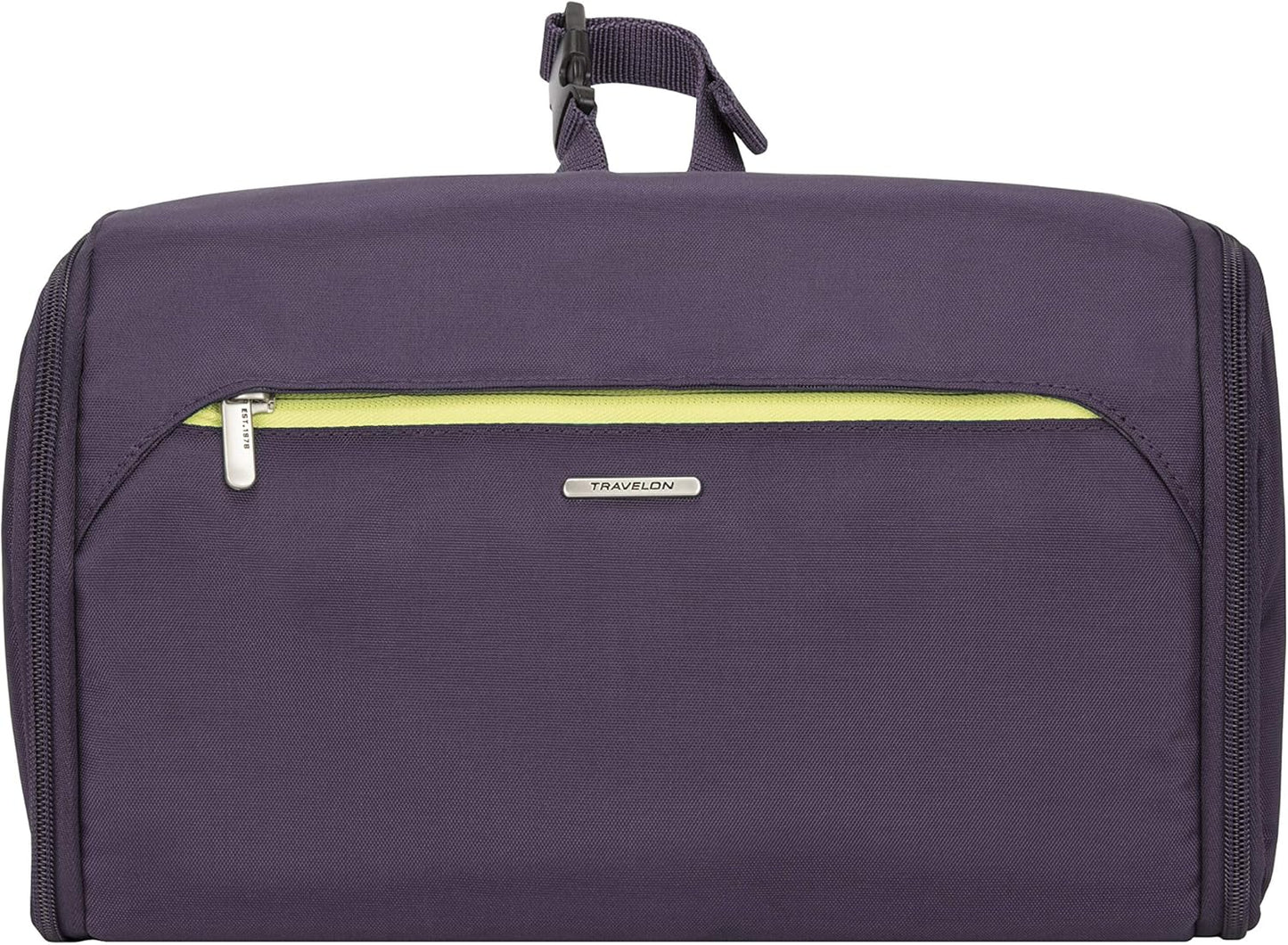 Travelon Flat-Out Toiletry Kit - Compact Travel Organizer for Toiletries and Cosmetics