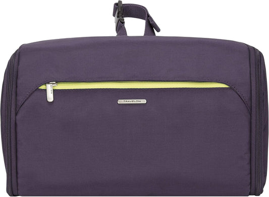 Travelon Flat-Out Toiletry Kit - Compact Travel Organizer for Toiletries and Cosmetics